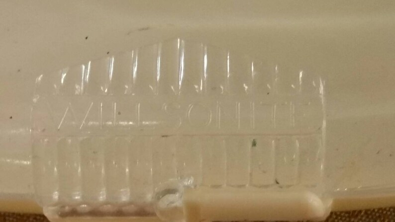 Rare Find Willsonite Celluloid Eye Glass Case with Clear Top Vintage Eye Wear Protection image 5