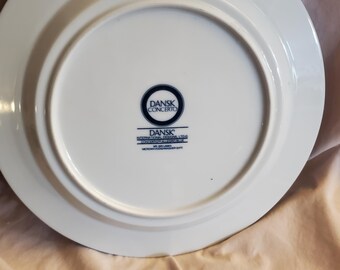 Dansk Concerto, Allegro Blue, 10.76 Inch Dinner or Chop Plate Made