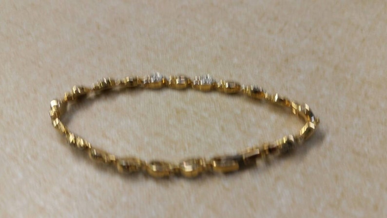 On Sale Inexpensive Bling Gold Toned and Rhinestone Tone Heart Link Bracelet Costume Jewelry Fashion Accessory