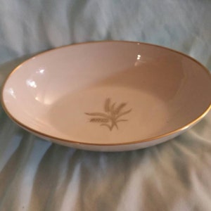 Wheat by Lenox, R 442,  Ivory China, 9.50 inch Oval Serving Bowl, Fine Dining, Serving Dish