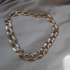 Sammler Bling Gold Toned Kette 16-Zoll-Halskette Kostüm Schmuck