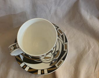 Rare, Hudson Middleton, Gold Mackintosh Pattern, Small Cup and