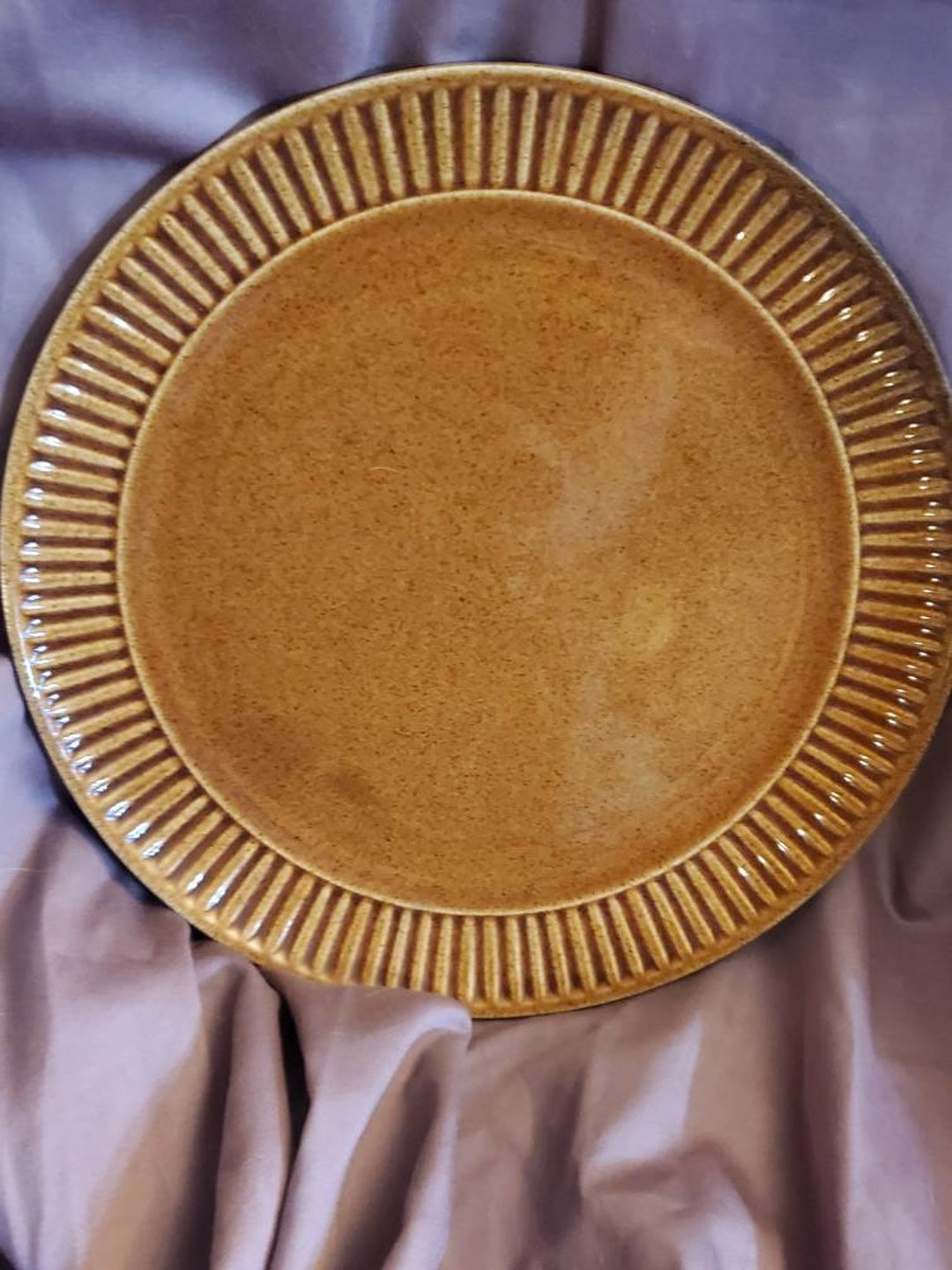 Rare Find, USA Pottery, Valencia Pottery, 10.25 Inch Dinner Plate