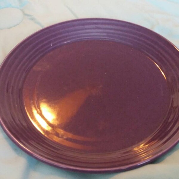Mikasa Spectrum 8 Inch Terra Stone Amethyst Replacement Dish Salad/Dessert Serving Plate Vintage Kitchen