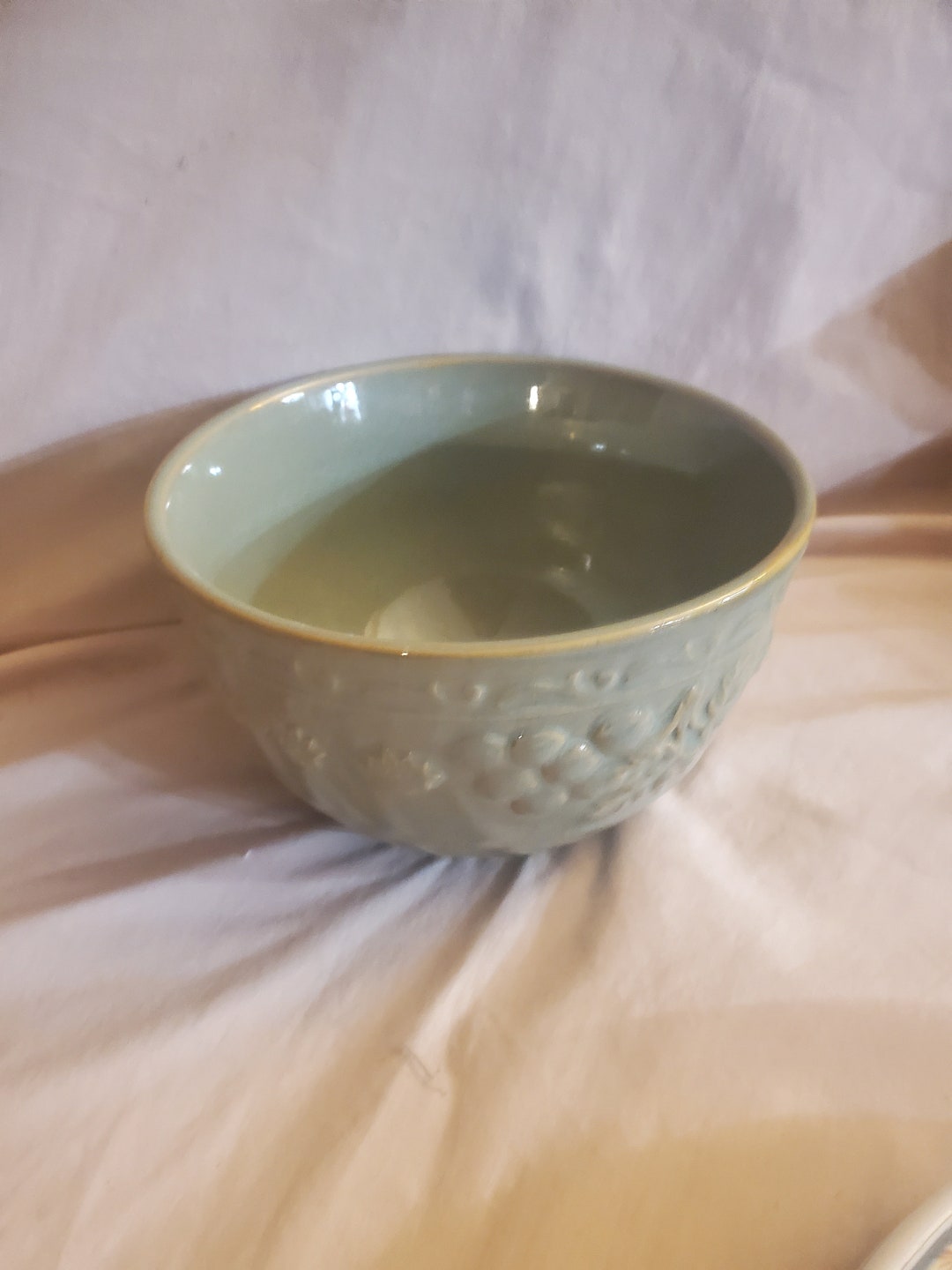 Sage Green and Brown 6.50 Inch Mixing Bowl With Lid Etsy