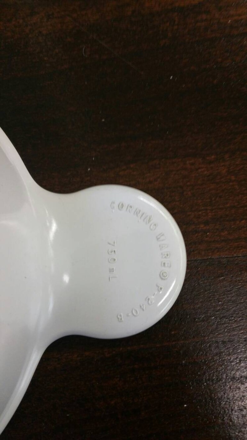 P 240 B Cooking Pot by Corning On Sale White Glass Grab It Bowl Vintage Kitchen Made in USA