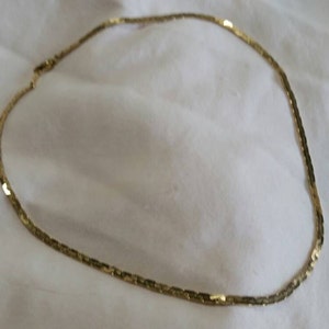 Collectible Bling Gold Toned 24 GP 18 inch Single Strand Necklace Costume Jewelry Fashion Accessory
