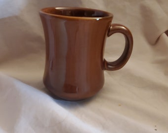 Crestware, Ceramic Carmel Colored, Brown Coffee Mug Restaurant Style Diner Style Durable China