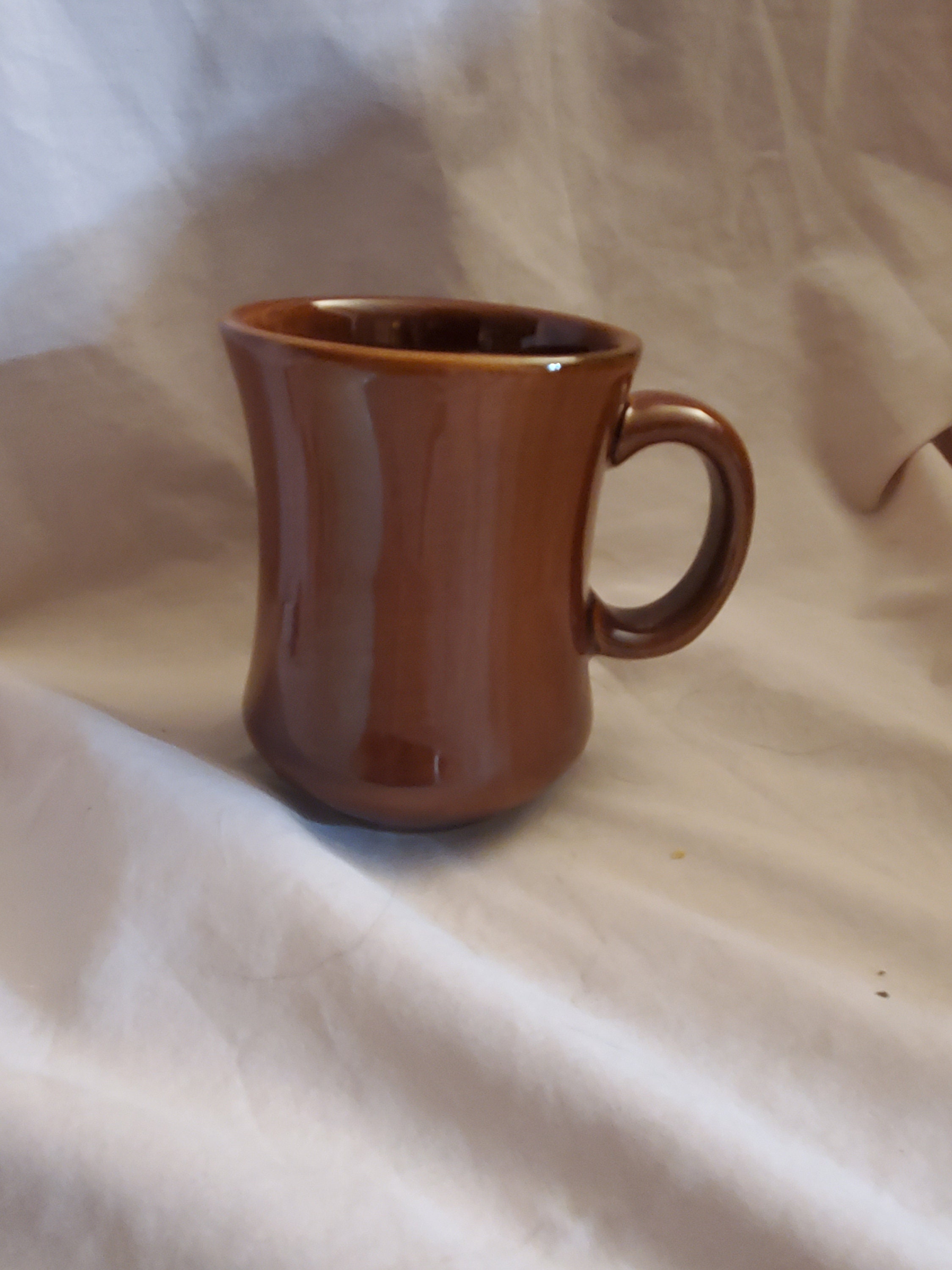 LOUIS VUITTON Brown Monogram Ceramic Coffee Tea Cup Mug RARE at 1stDibs