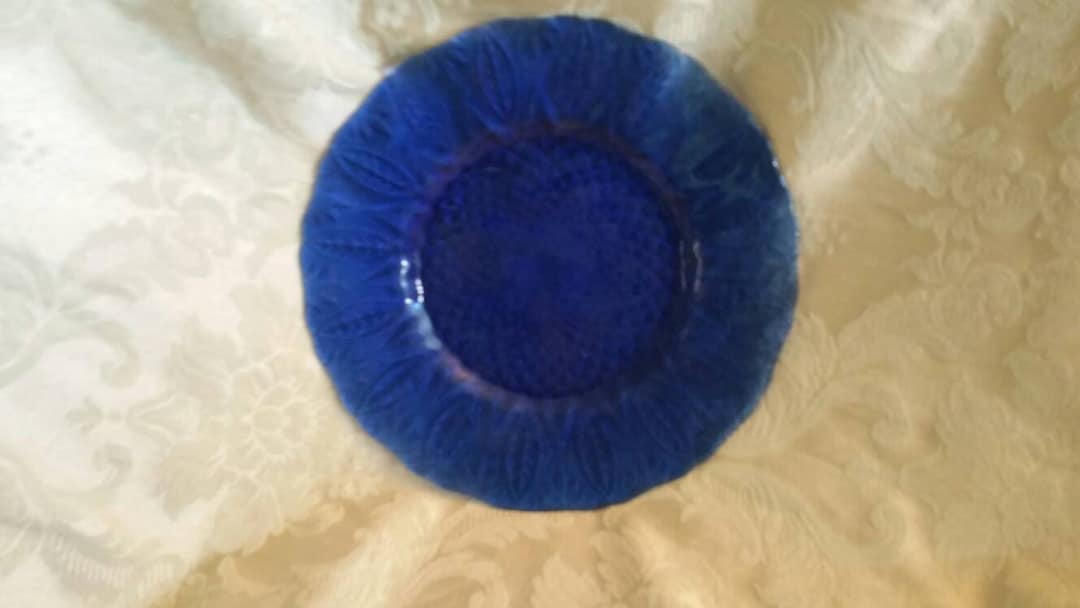 Bol Vintage Luminarc En Verre Cobalt Bleu - Années 70 - Fabriqué En France