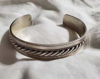 Ron Y Designer, Bracelet en argent sterling, Style Navajo, Bracelet manchette, Joaillerie fine