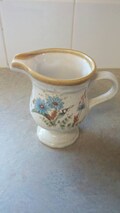 Vintage Kitchen Mikasa Blue Daisies EB 804 Creamer or Syrup Pitcher Replacement Dish