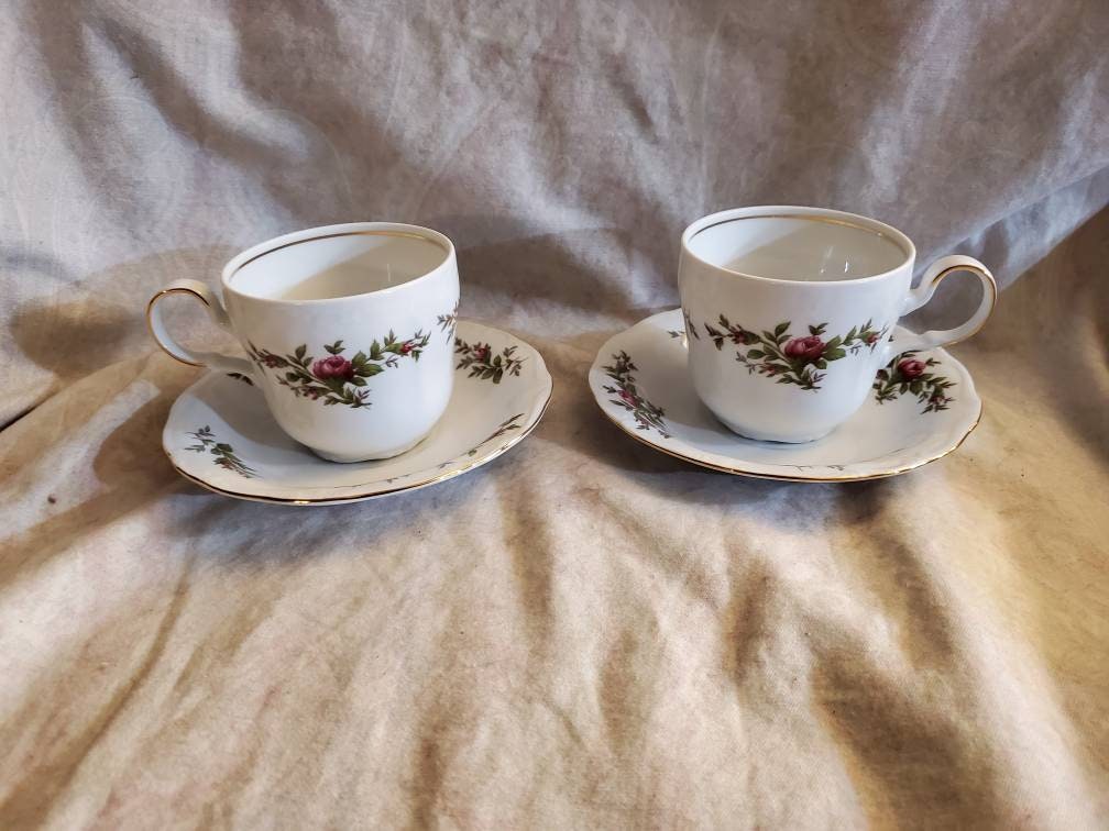 Traditions Fine China, Johann Haviland Moss Rose, Set of 2, 8