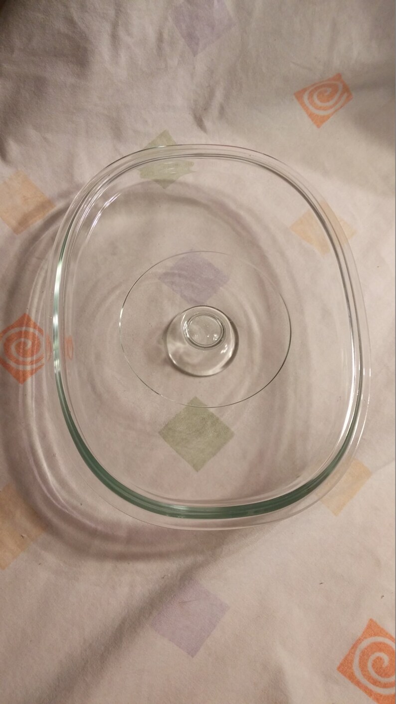 Collectible Glass Oval Pyrex Replacement Lid F120 Etsy