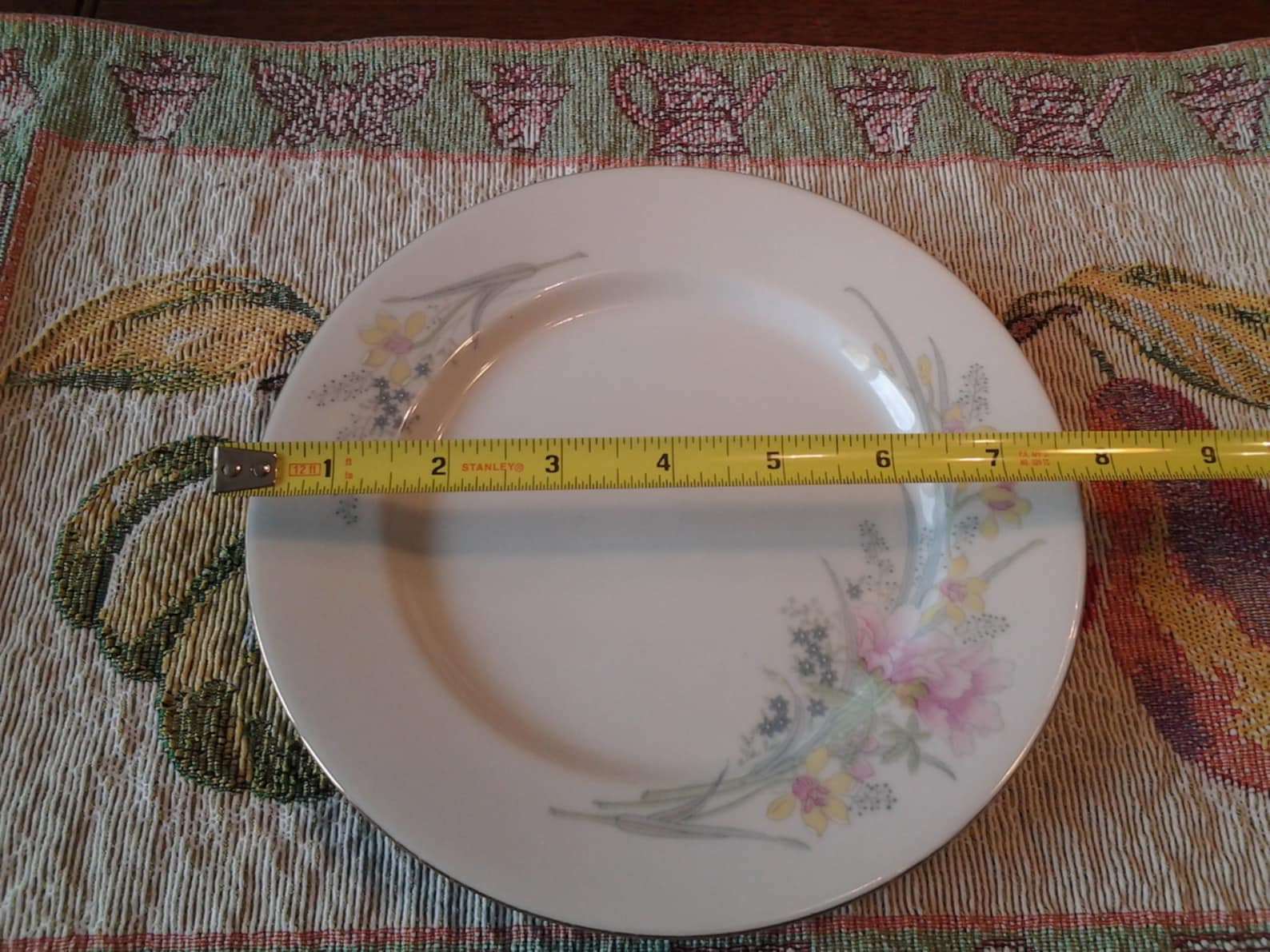 On Sale Jamestown China Floral Salad Plate Etsy