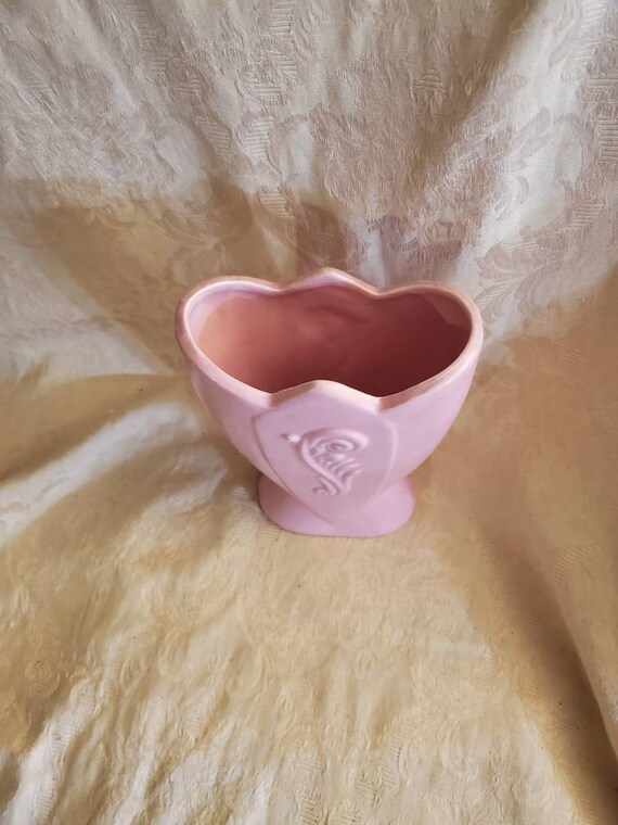 Vases Home Décor Flower Vase Pale Pink Shabby Chic Floral Design Tulip ...