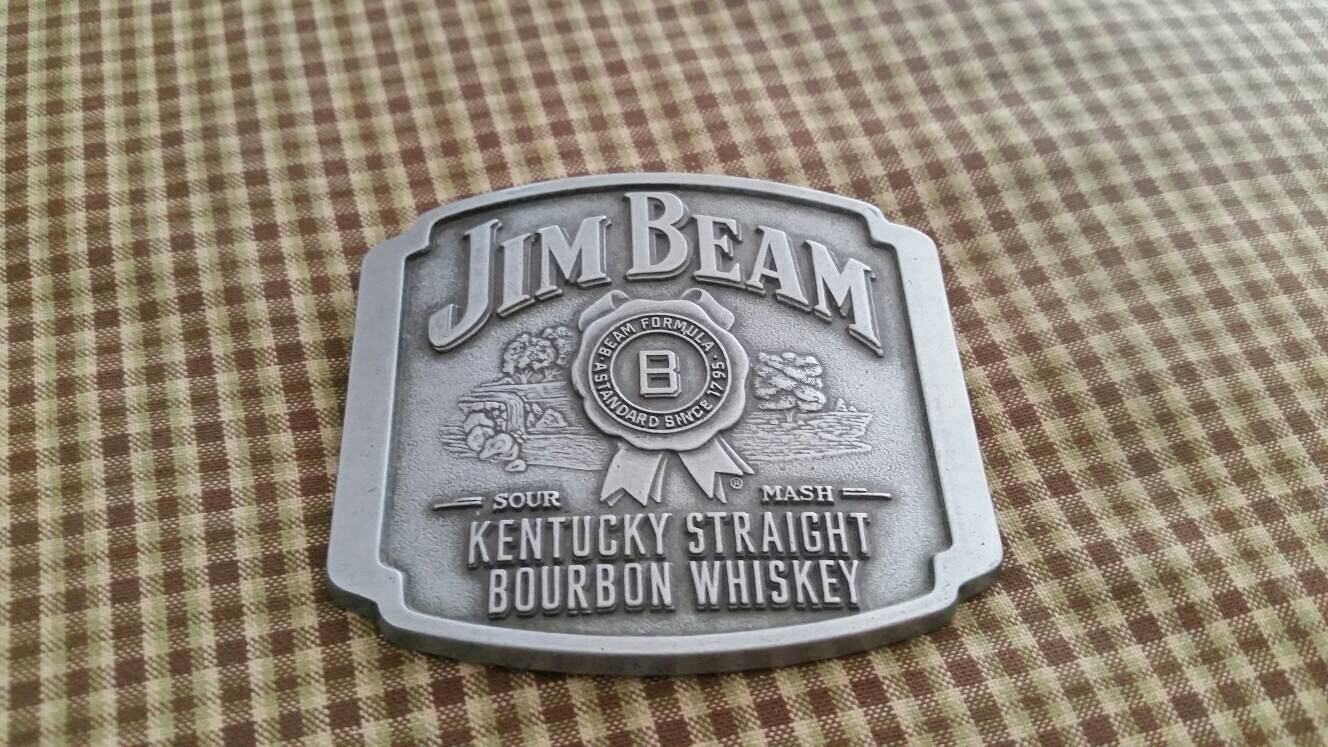 Jim beam top belt buckle