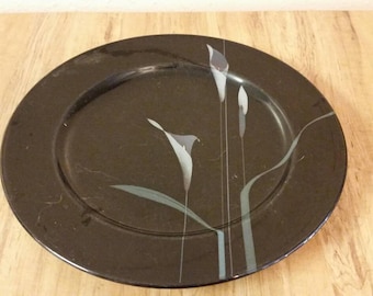 Mikasa China Galleria FK 701 Opus Schwarze Calla auf Weiß
