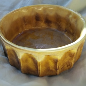 Collectible Judy of California USA G 5 Yellow and Brown Flower Planter Mid Century