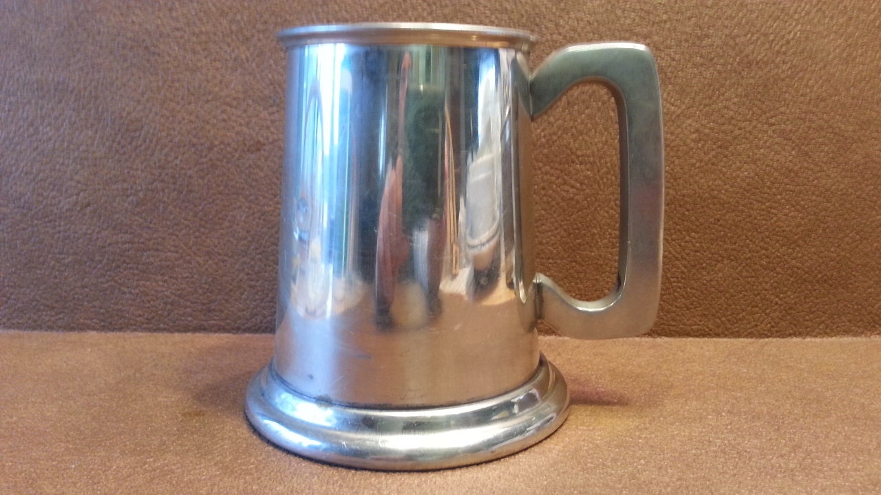 On Sale Collectible Pewter Beer Mug with Original Polishing Etsy