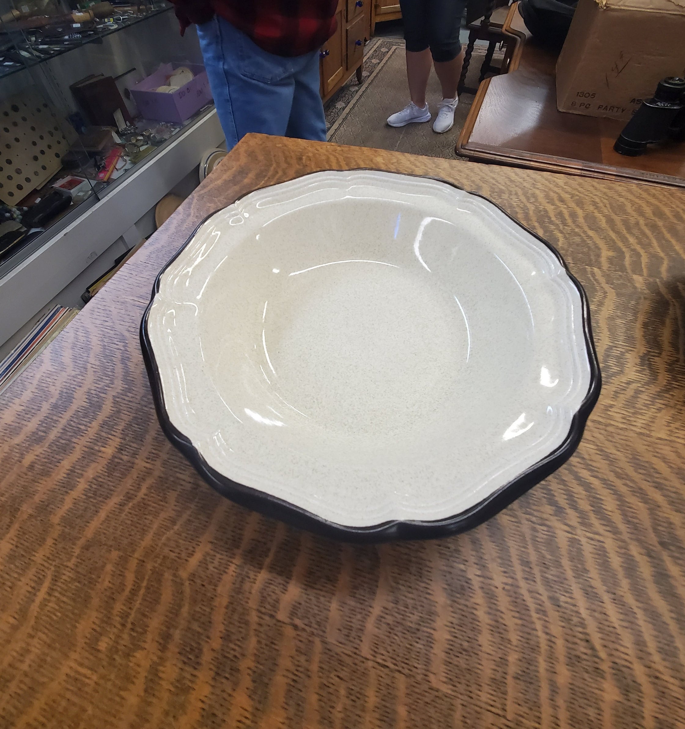 野菜 masa Mikasa Italian Terrace, E8901 Antique White 10 Inch Vegetable Bowl