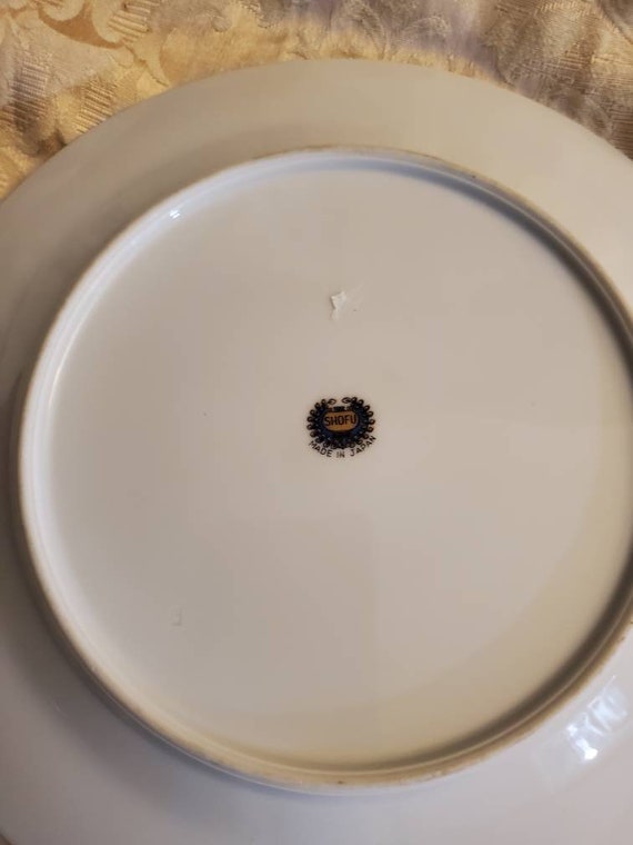 Rare Find, Made in Japan, Fine China Shofu, 9.80 Inch Dinner/chop