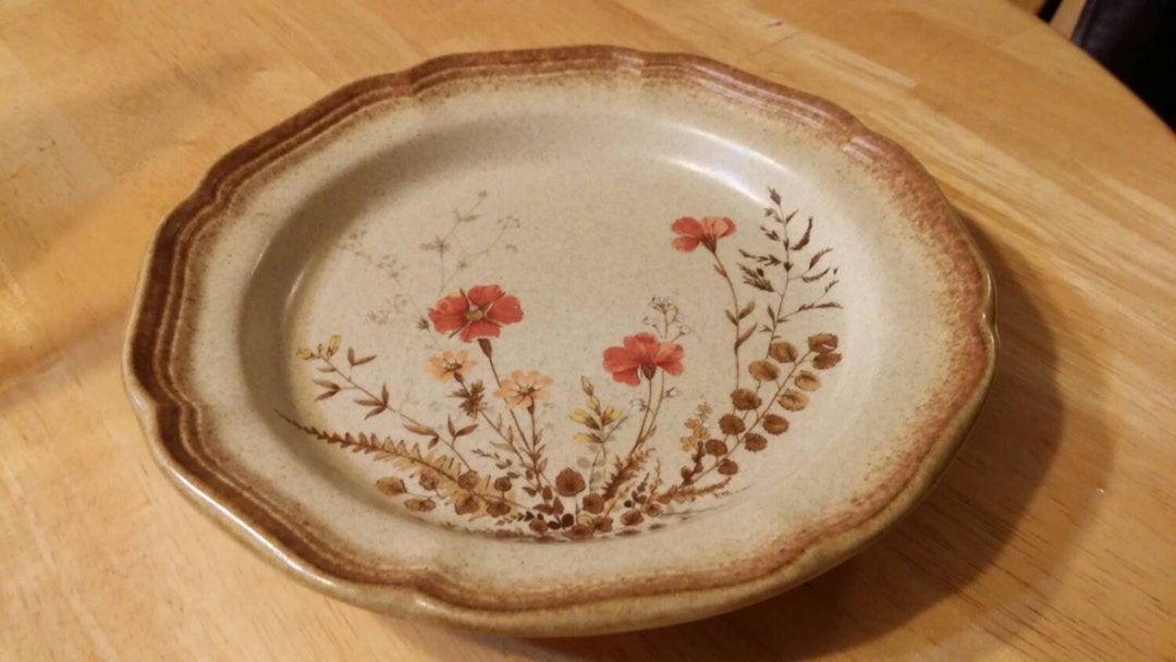 Mikasa Whole Wheat Jardiniere Stoneware 8 Inch Salad/dessert E 8018