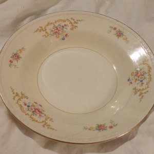 Op verkoop Homer Laughlin &quot;eggshell&quot; Nautilus Georgische 8,25 inch soep of salade Bowl vervanging schotel