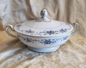 Replacement China Serving Dish 2 Quart Round Covered Casserole On Sale Genuine Stoneware Vintage Kitchen