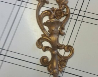 One Collectible Home Decor Homco Candle Holder or Wall Sconce