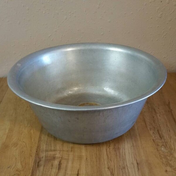 Extra Large Metal Bowl Etsy