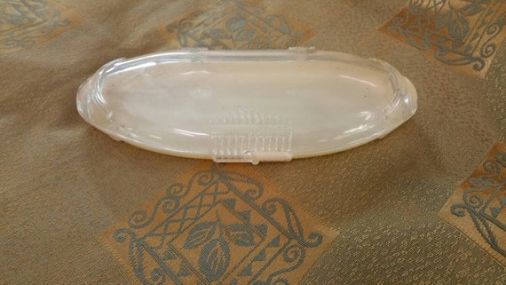 Rare Find Willsonite Celluloid Eye Glass Case with Clear Top Vintage Eye Wear Protection