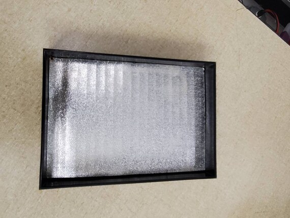 Red Lacquerware, Small Rectangular Box, Faux Wood… - image 2