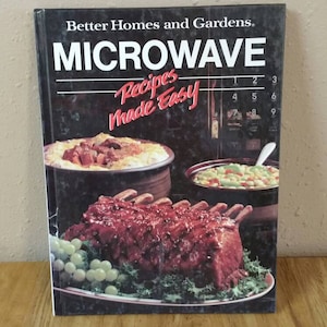 ベターホームズアンドガーデンズ 電子レンジで作る簡単レシピ クックブック 1982年 ハードカバー