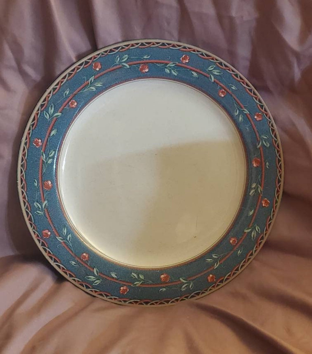 Christopher Stuart, 10.80 Inch Dinner or Chop Plate, Mayfair Pattern ...