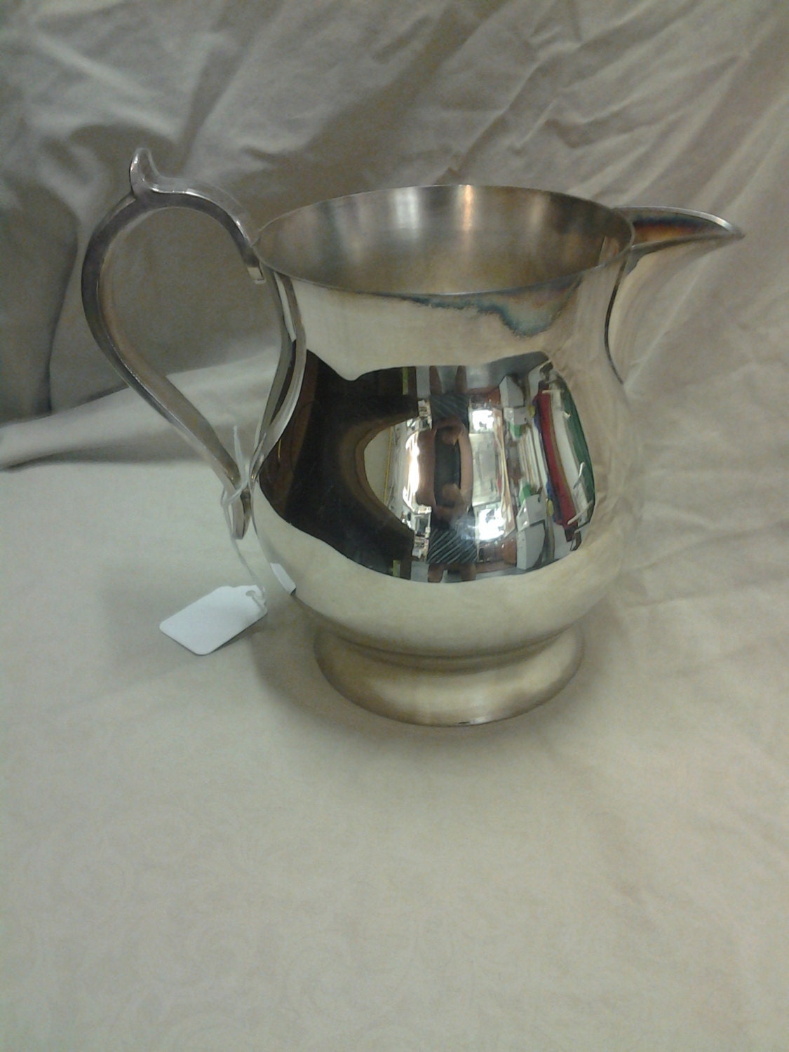 On Sale Oneida Silver Plated Water Serving Pitcher Serving Etsy