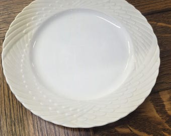 Sasaki Fine China, Wings Pattern, 8.25 Inch Salad Plate, White