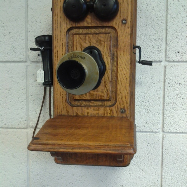 Antique Kellogg Phone Decoration Circa 1901