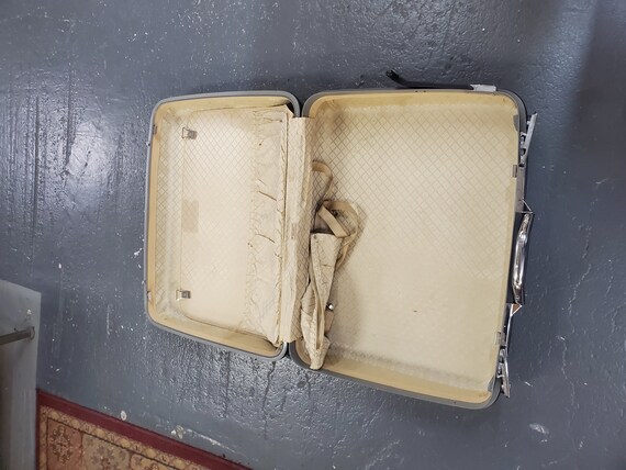 Rustic Large Sized, Hard Sided Samsonite Navy Blu… - image 6