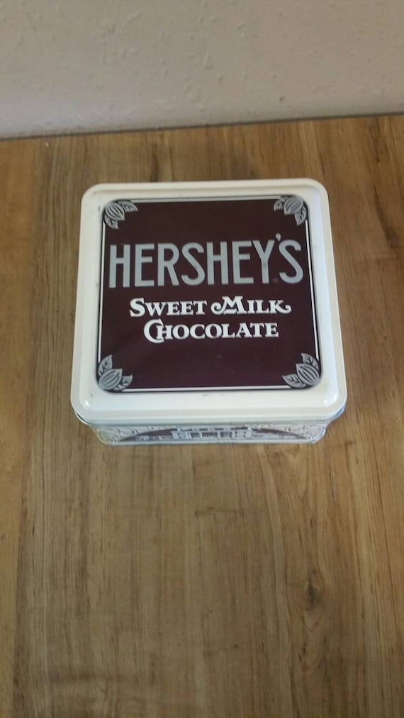 Hershey's Sweet Milk Chocolate, Vintage Edition #1, Square Tin