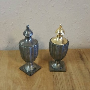 Godinger placcato in argento e rame, saliera e pepiera, Godinger Silver Art Co. LTD