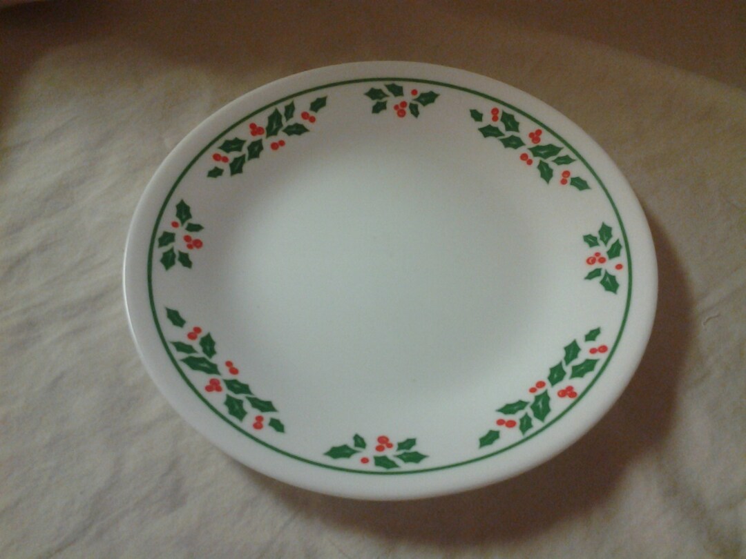 Holiday Serving Dish Corelle 6.75 Inch Salad/dessert/bread and Butter Serving Plate by Corning