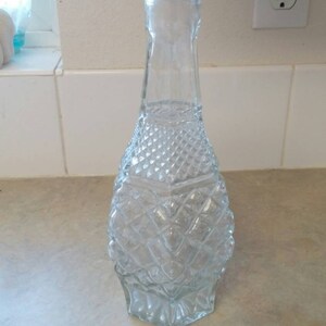 On Sale Wexford Glass 11.5 inch Wine Decanter with Diamond Design Replacement Piece