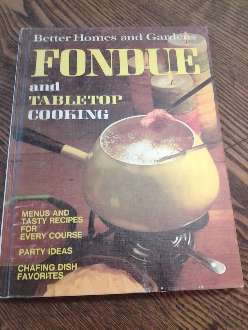 En vente Better Homes and Gardens Fondue Cookbook 1970 Etsy