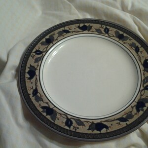 On Sale Mikasa China Intaglio Arabella Style inch Luncheon Serving  Plate with Blue Tulip Replacement Dish