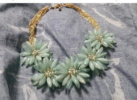 discount 68% WOMEN FASHION Accessories Costume jewellery set Green NoName Crocodile necklace Golden/Green Single 