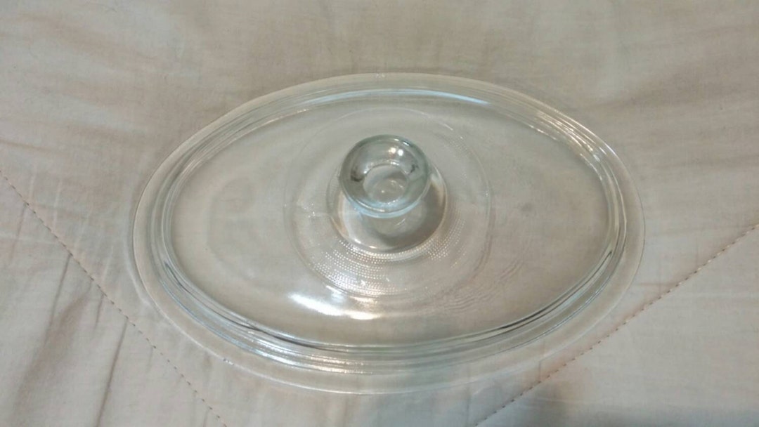 Collectible Kitchen Oval Glass Lid Replacement Cover Etsy