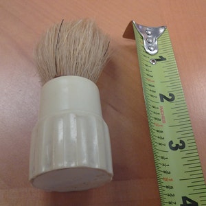 On Sale Vintage Rubberset Horsehair Shaving Brush Collectible Bathroom Decor