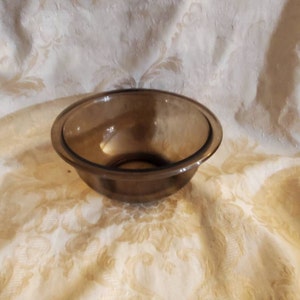 Pyrex Brown Visions, 1 litrowa szklana miska do mieszania, 322, bezpieczna do piekarnika i kuchenki mikrofalowej, miska do serwowania, naczynie 7-calowe, narzędzie do pieczenia