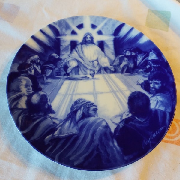 8 Inch 1994 The Last Supper Jesus Avon Collectible Plate Home Decor